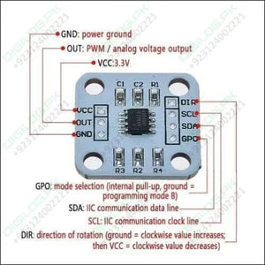 As5600 Magnetic Encoder Induction Angle Measurement Sensor