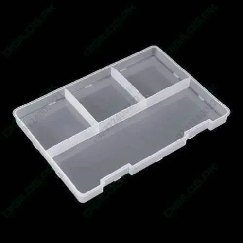 Adjustable Double Layer Component Organizer Tool Container
