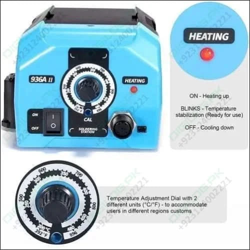 Adjustable Soldering Iron Station Web 936a Ii 65w