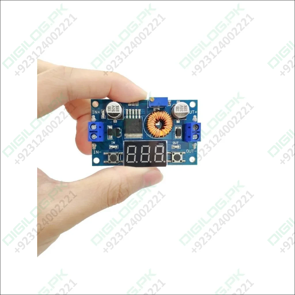 Adjustable Step Down Power Supply Module With Voltmeter