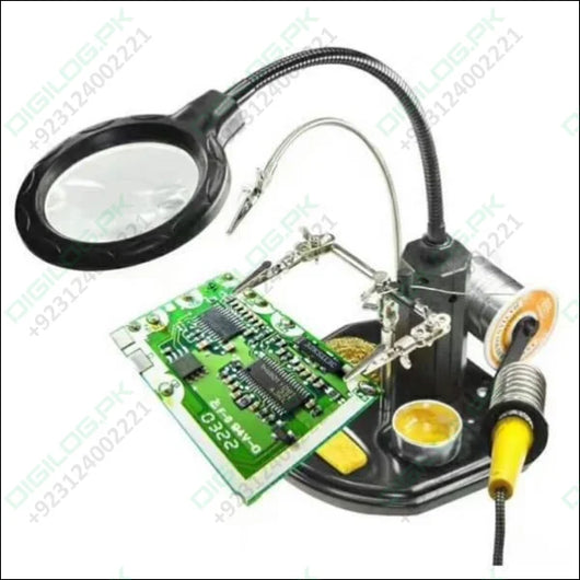 Advanced 2.5x-4x 16 Smd Leds Desk Lamp Iron Soldering Base