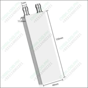Aluminium Water Cooling Block 40mm x 120mm For Liquid