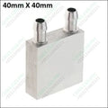 Aluminium Water Cooling Block 40mm x For Liquid Cooler Heat