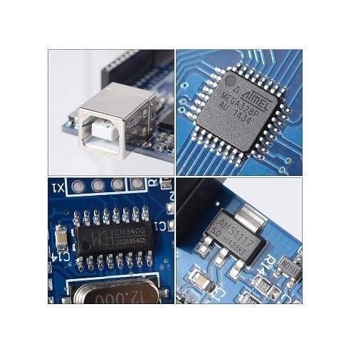 Arduino Uno R3 Smd Board Kit Without Usb Cable