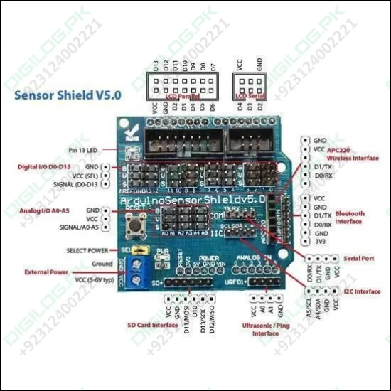 Arduino Sensor Shield V5 Expansion Board