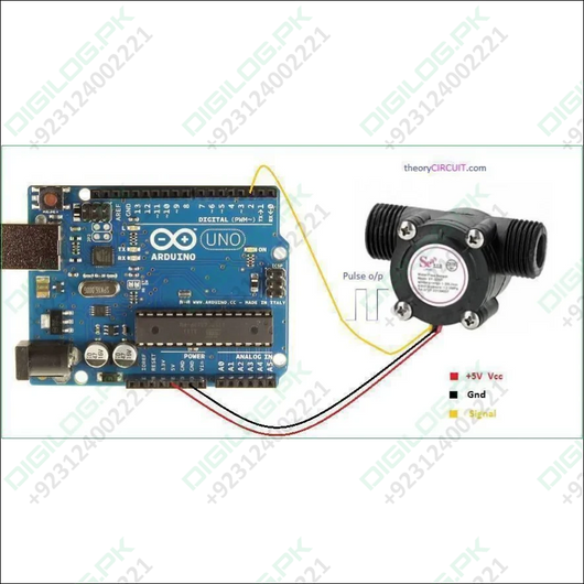 YF-S201 Arduino Water Flow Sensor Water Measurement Sensor YF-S201 in ...