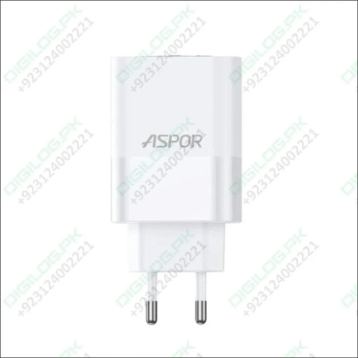 Aspor A851 EU Charger Adapter 65W Qc3.0 Wall Multi Port USB