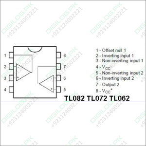 Tl072 Dual Low - noise Jfet - input General - purpose
