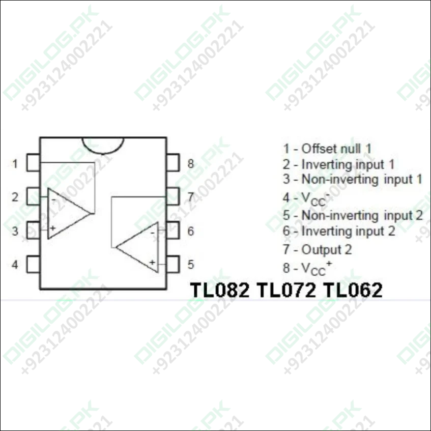 Tl072 Dual Low - noise Jfet - input General - purpose
