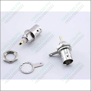 Bnc Chassis Mount Female Connector With Ground Tab Opek