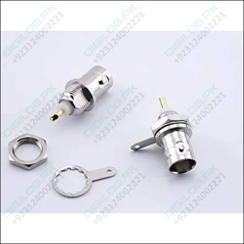 Bnc Chassis Mount Female Connector With Ground Tab Opek