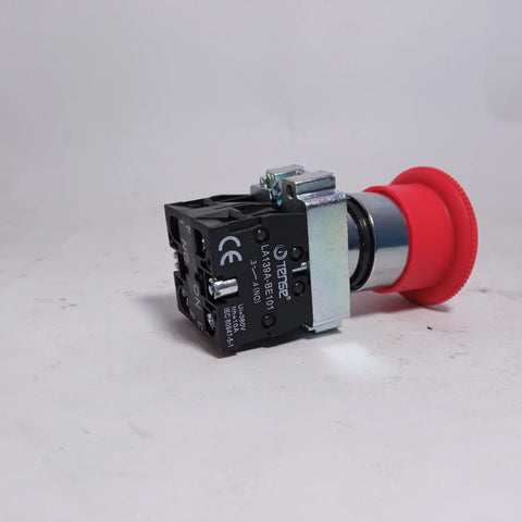 Turn To Release N/c Emergency Stop Switch Mushroom Push