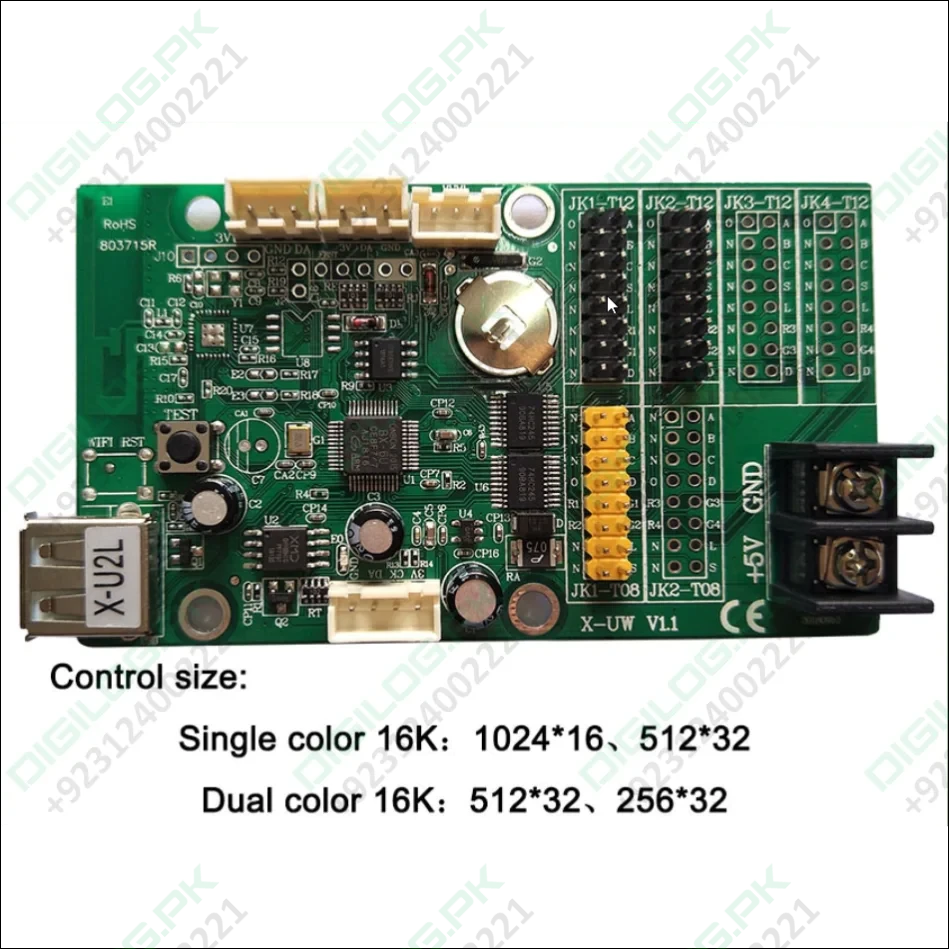 Bx - u2l P10 Led Signs Control Card Display Module