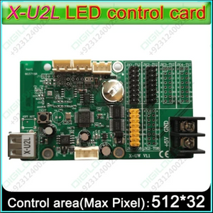 Bx-u2l P10 Led Signs Control Card Display Module Single &