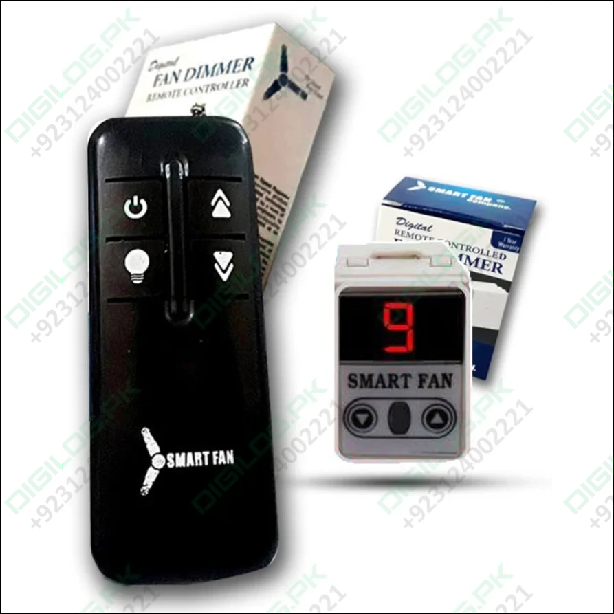 Back Lock Type Digital Ceiling Fan Dimmer With Remote Control China Fitting