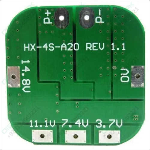 Battery Protection Board 4s 20a 14.8v Bms For 18650 Lithium