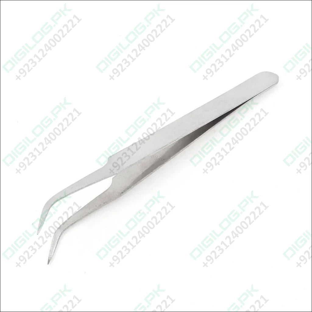 Bend Tweezers Stainless Steel Electronics Watchmakers Bent