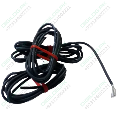 Black 1meter Solderable Wire Hard Wires For Wiring Jumper