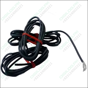 Black 1meter Solderable Wire Hard Wires For Wiring Jumper