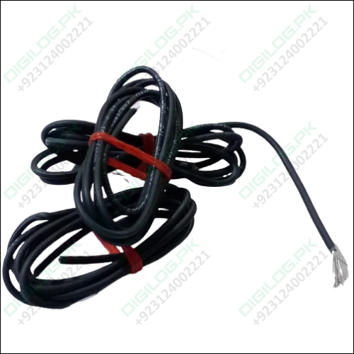 Black 1meter Solderable Wire Hard Wires For Wiring Jumper