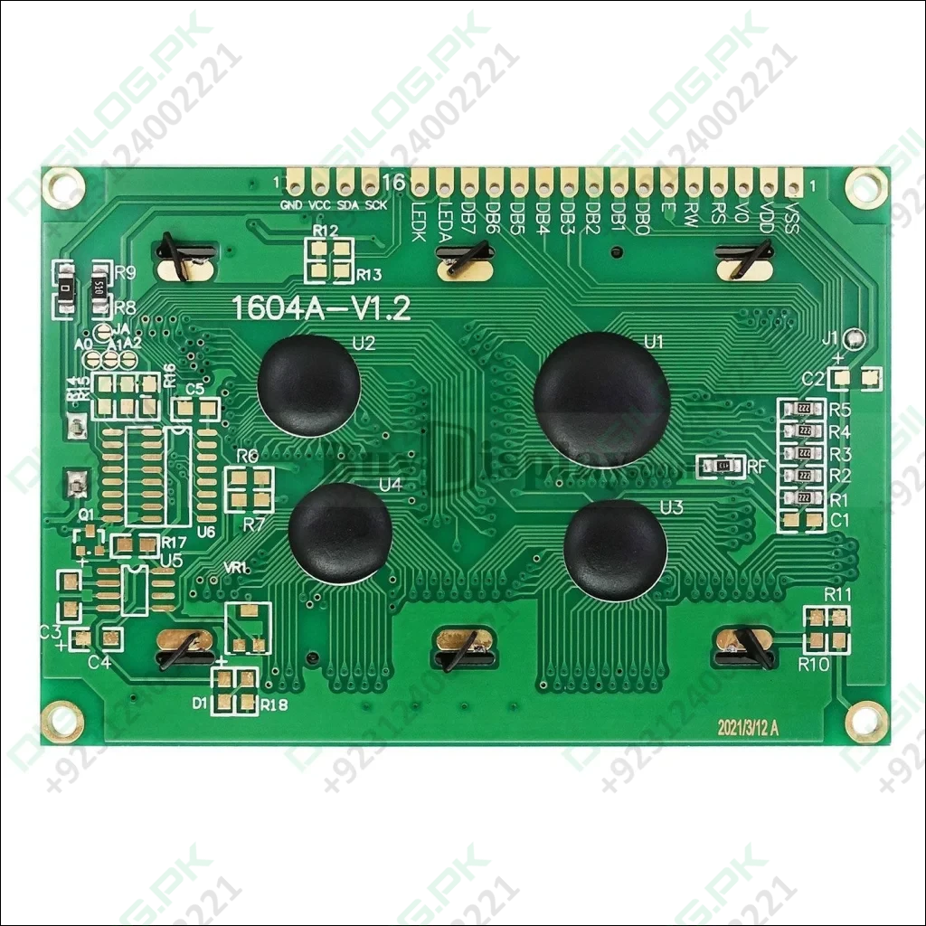 Blue Color 1604a Lcd 16x4 Display 1604