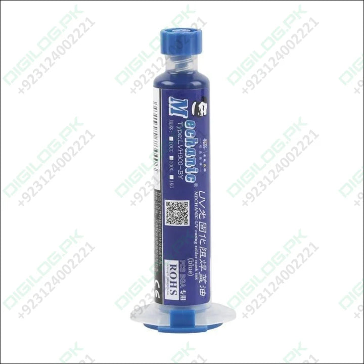 Blue Mechanic Uv Curable 10cc Solder Mask Ink Pcb Fixing