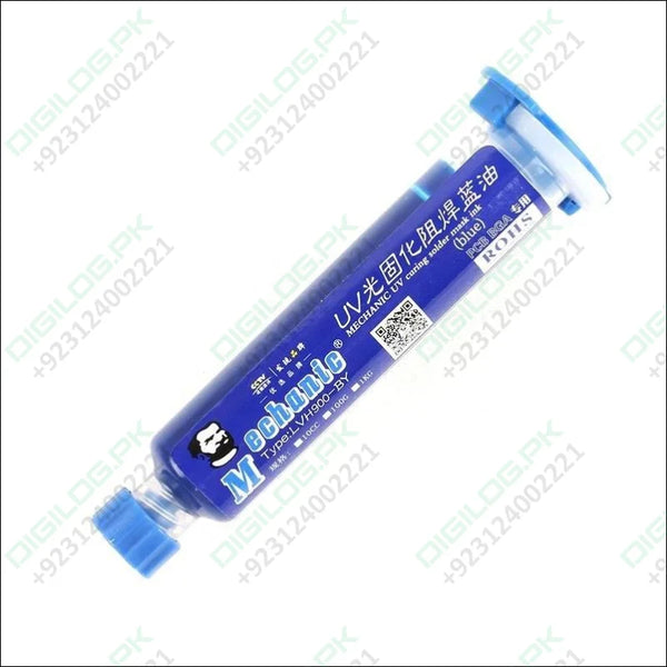 Blue Mechanic Uv Curable 10cc Solder Mask Ink Pcb Fixing