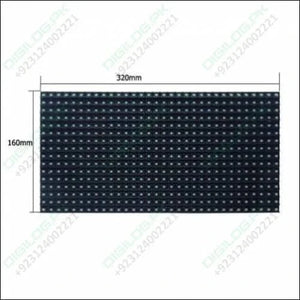 Blue P10 Outdoor Led Display Panel Module 5v 32x16 Hub12