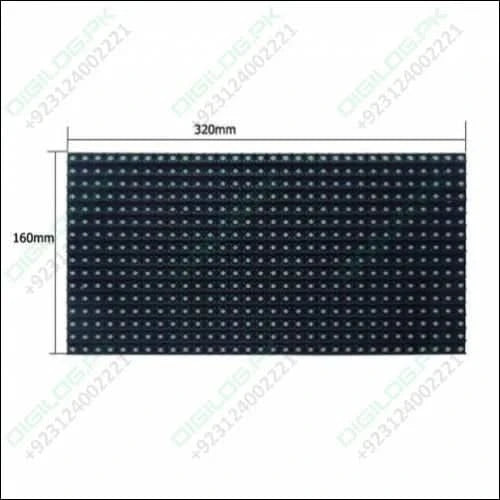 Blue P10 Outdoor Led Display Panel Module 5v 32x16 Hub12
