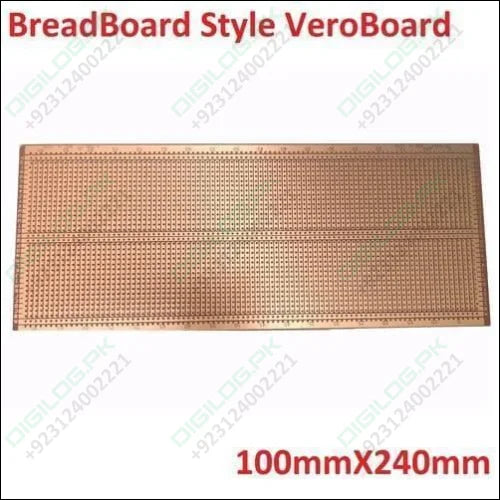 Breadboard Style Veroboard 100mm x 240mm Project Board