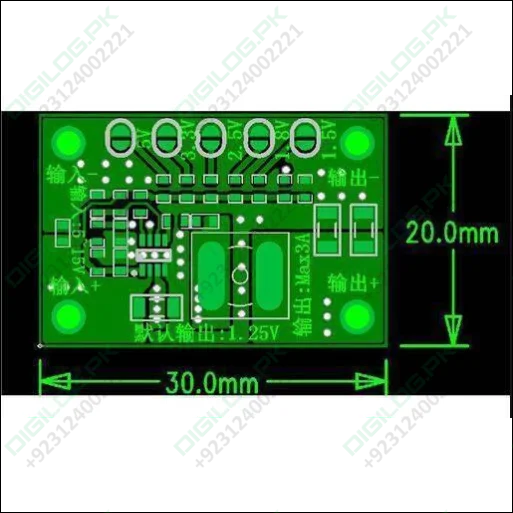 Adjustable Buck Convertor Module CA 1235 DSO198-61E 1.25V