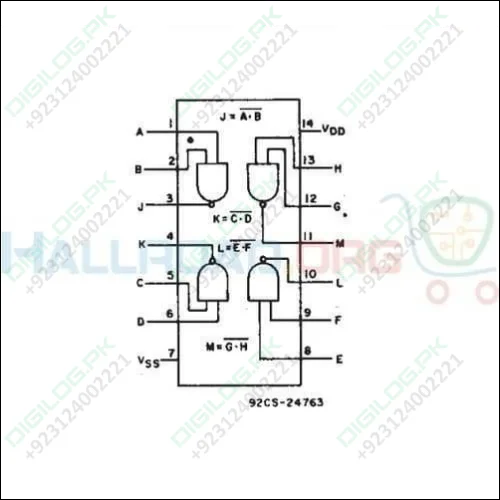 Nand Gate Cd4011 Ic Cmos Quad 2 Input