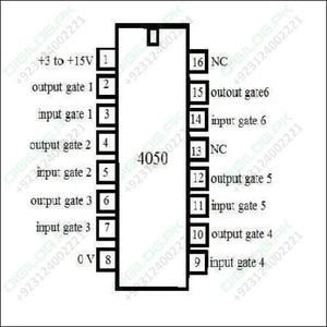 DELL CD4050BE Non Inverting Buffer IC