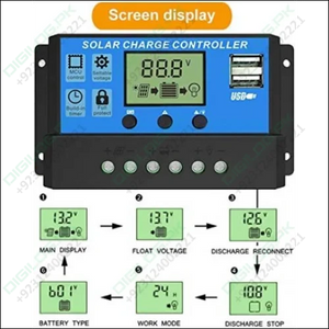 12v 24v 10a Solar Charge Controller Dy-002