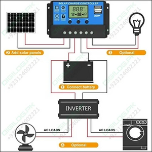12v 24v 10a Solar Charge Controller Dy-002
