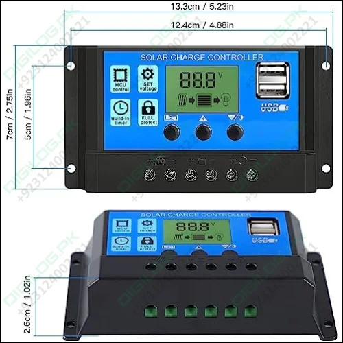 12v 24v 10a Solar Charge Controller Dy-002