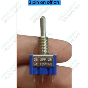 6a 3 pins on off on toggle switch