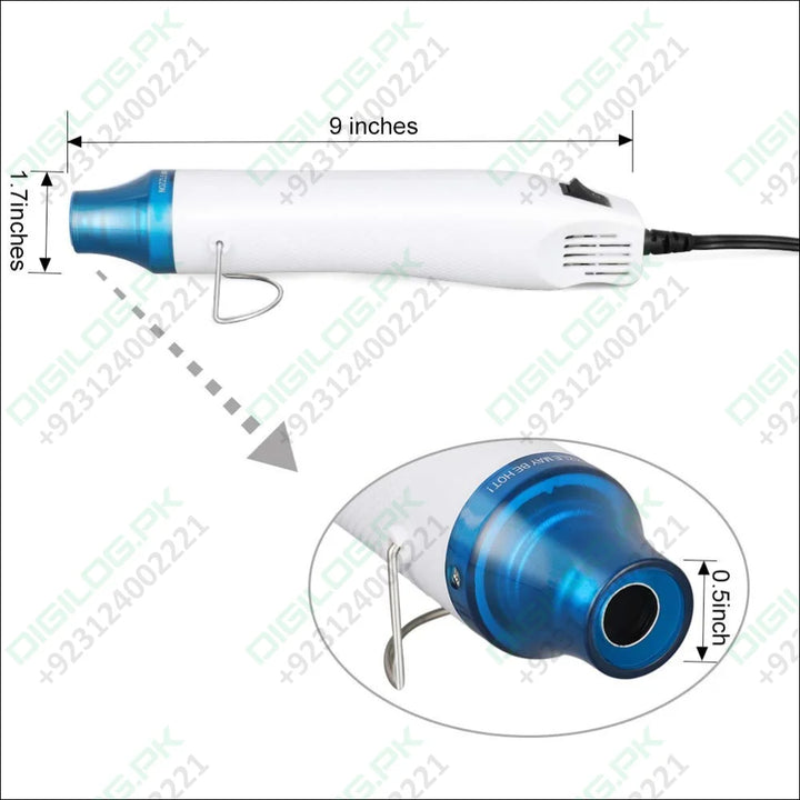 Compact 300w Mini Heat Gun - Portable Handheld Hot Air Tool