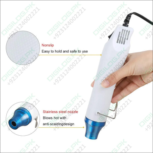 Compact 300w Mini Heat Gun - Portable Handheld Hot Air Tool