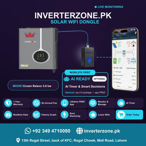 Crown Relevo 3.6 kw Solar WiFi Dongle - Real-Time Solar Monitoring