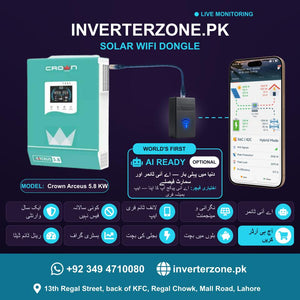 Crown Arceus 5.8 KW Solar WiFi Dongle - Real-Time Solar Monitoring