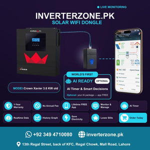 Crown Xavier 3.6 KW old Solar WiFi Dongle - Real-Time Solar Monitoring