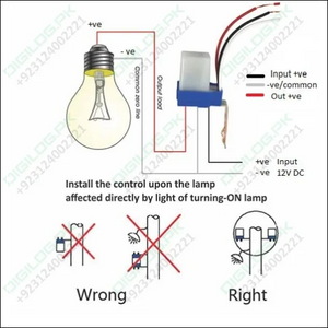 DC 12V Photocell Sun Switch Automatic On/Off Light Control Sensor Switch 10A Day Night Sensor Switch for Lights