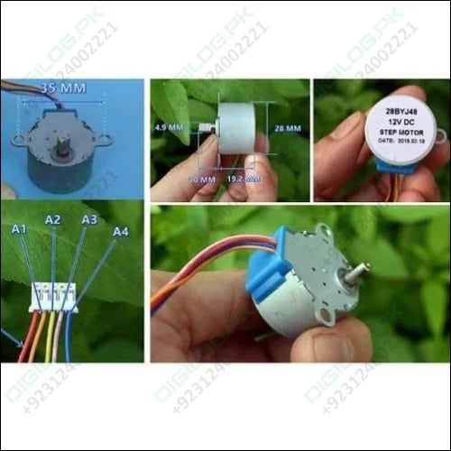 Dc 12v 4 Phase Hq Gear Stepper Motor 28byj - 48