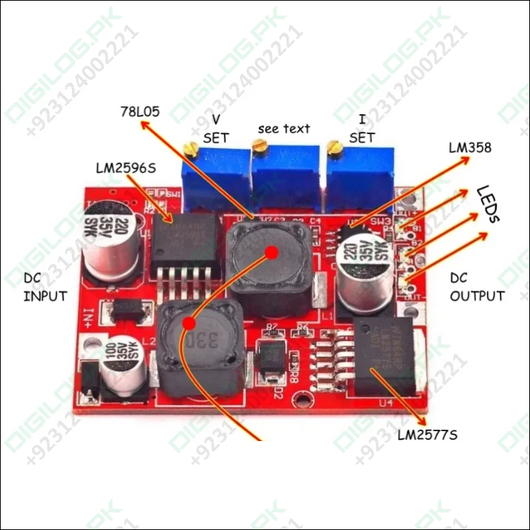 Dc-dc Boost & Buck Voltage Converter Lm2577 Lm2596 Module