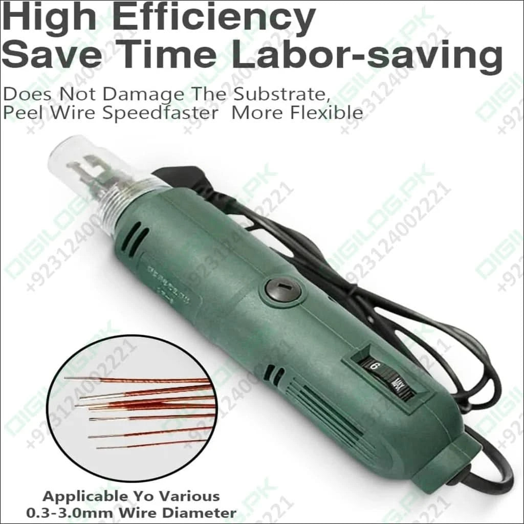 DF-8 Enameled Wire Stripping Machine Varnished Wire Stripper Enameled Copper-Digilog.pk