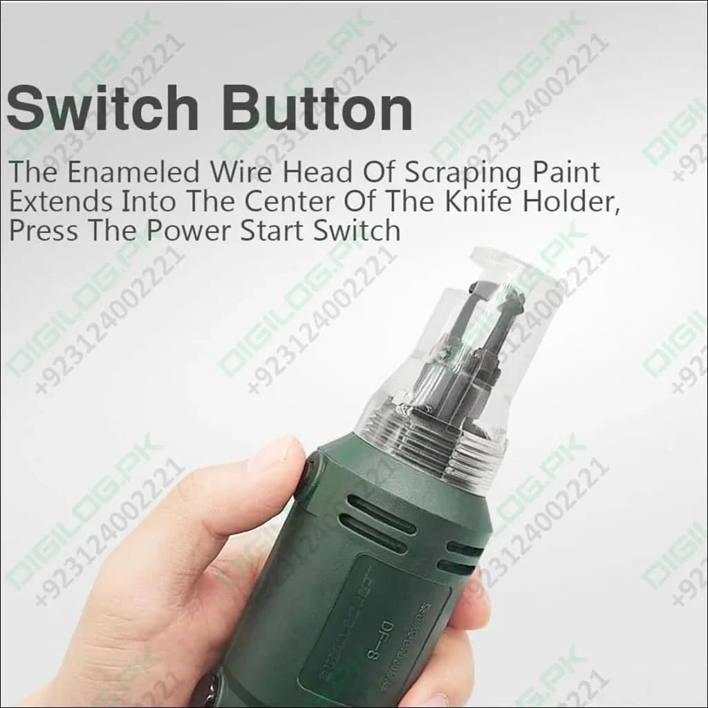 DF-8 Enameled Wire Stripping Machine Varnished Wire Stripper Enameled Copper-Digilog.pk