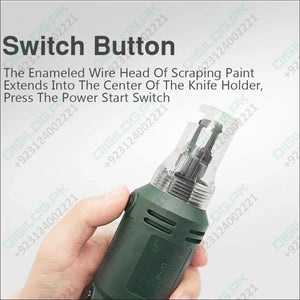 DF-8 Enameled Wire Stripping Machine Varnished Wire Stripper Enameled Copper-Digilog.pk