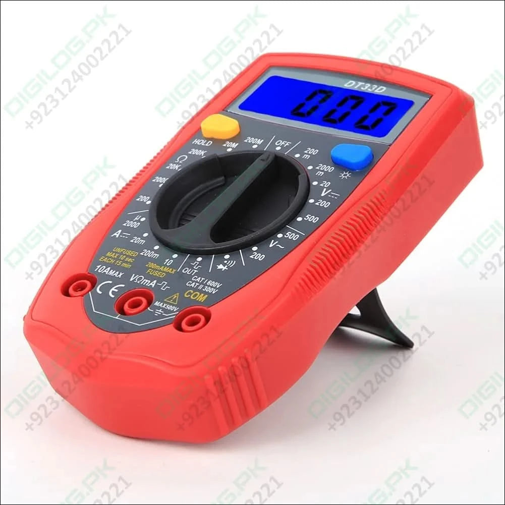 Digital Multimeter XTMAX DT33D Voltmeter Tester
