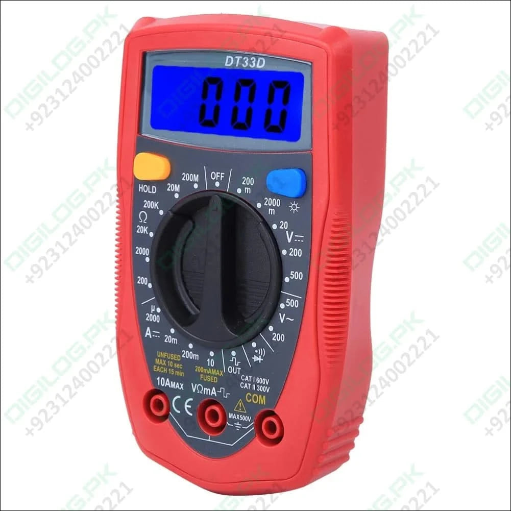 Digital Multimeter XTMAX DT33D Voltmeter Tester